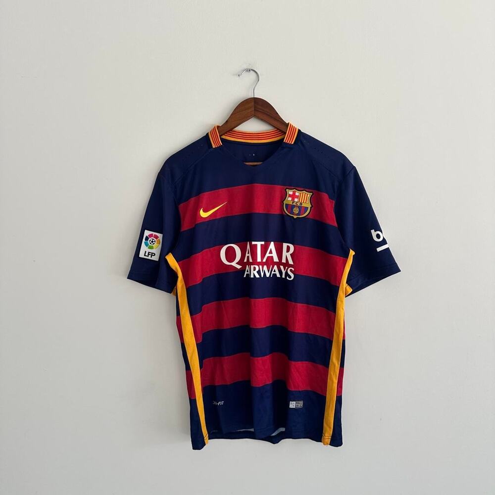 Nike FC Barcelona 2015/16 Neymar Home Stadium Soccer Jersey